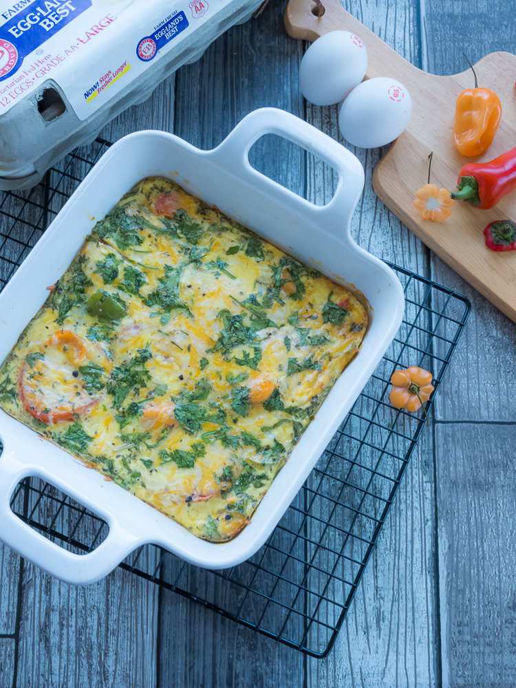 Chile, Tomato and Egg Casserole Sveeteskapes