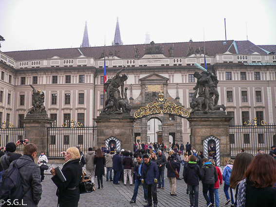 Entrada al castillo de Praga