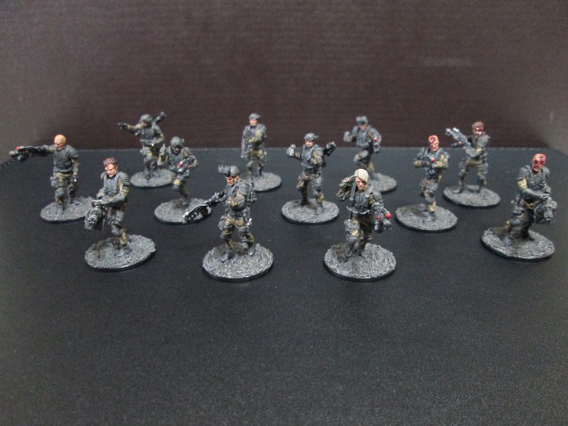 Terminator Genisys Miniatures Game Resistance Soldiers Sprue Orlock Gangers 