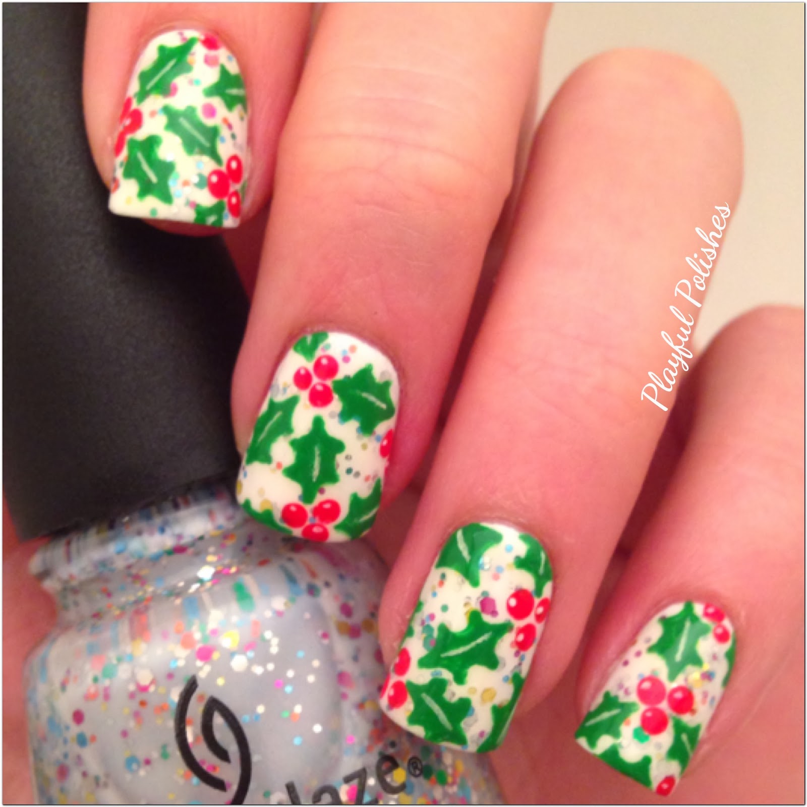 Playful Polishes HOLLY NAILS