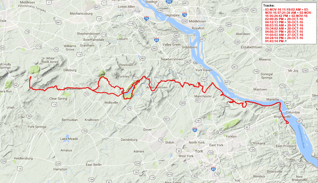 Mason Dixon Trail Map Heart And Sole: Finishing An End-To-End Hike Of The Mason-Dixon Trail