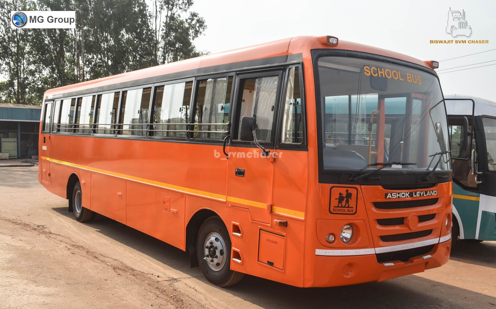 Ashok Leyland MG Alma built School Bus for Nepal Part 1 Biswajit