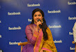 Keerthi Suresh at facebook hyd office