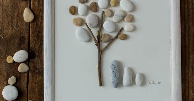 PEBBLE ART C  MO HACER CUADRO CON PIEDRAS nido MAM   GALLINA