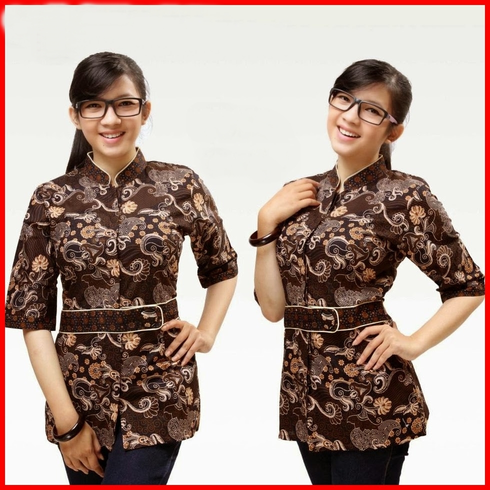  Model  Baju  Batik Wanita Mode dan Kecantikan