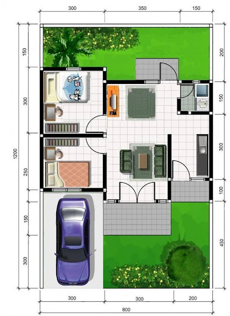 Contoh Denah Rumah Minimalis Beserta Ukurannya Contoh Denah Rumah Minimalis Beserta Ukurannya