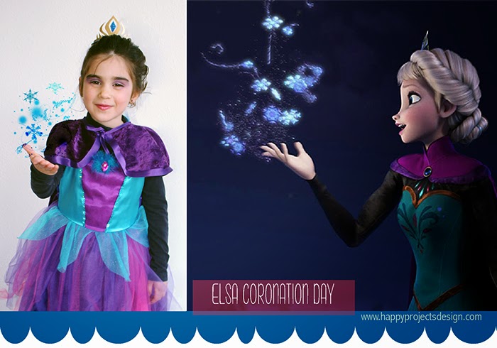 Disfraz elsa coronation day DIY