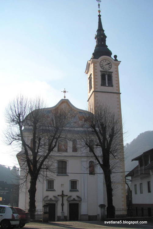cerkev sv. Ane Cerkno Slovenija