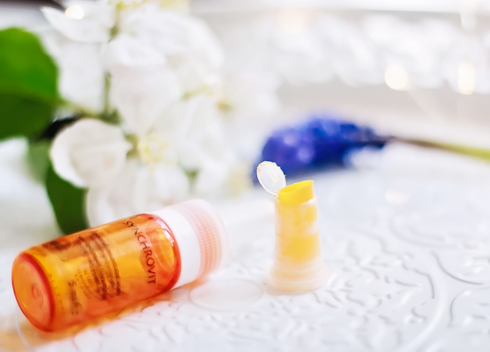Synchrvit C Syncholine ampułki otwieranie ampułki