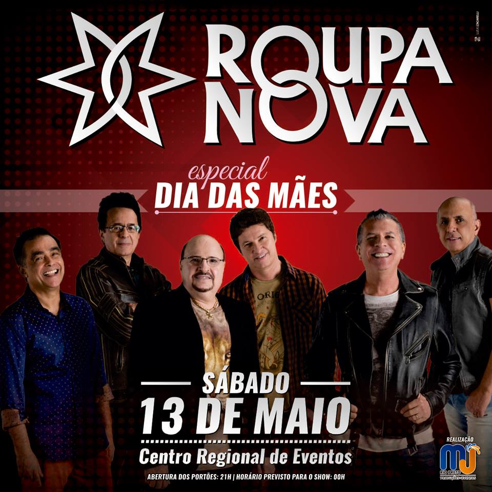 Fatos de Fato Show do Roupa Nova em Homenagem ao Dia das Mães Fatos de Fato Show do Roupa Nova em Homenagem ao Dia das Mães