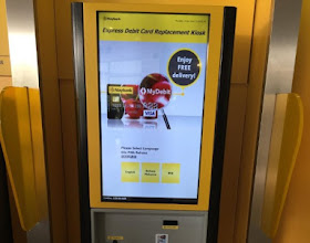 Tukar kad maybank di kiosk