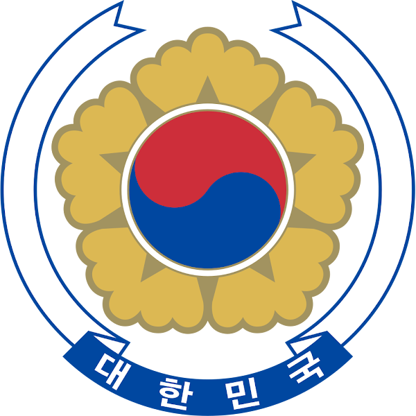 Logo Gambar Lambang Simbol Negara Korea Selatan PNG JPG ukuran 600 px