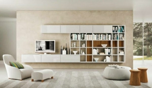Living room in white &#8211; 30 bright ideas!