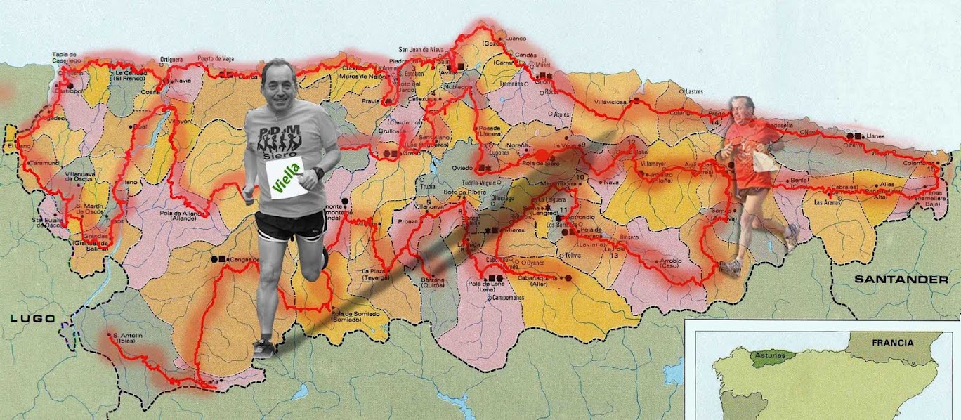 Corriendo por los 78 Concejos de Asturias