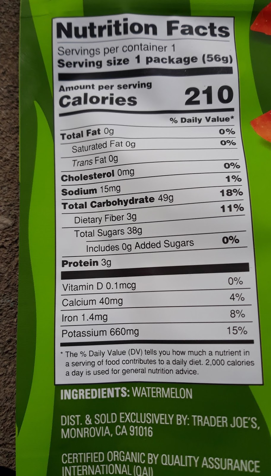 What's Good at Trader Joe's? Trader Joe's Organic Watermelon Jerky