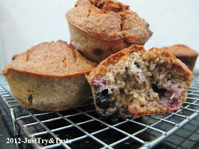 Resep Muffin Blueberry & Strawberry: You Are What You Eat