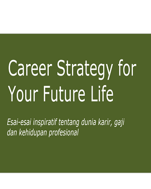 Ebook: Career Strategy - Strategi Bisnis Ebook: Career Strategy - Strategi Bisnis