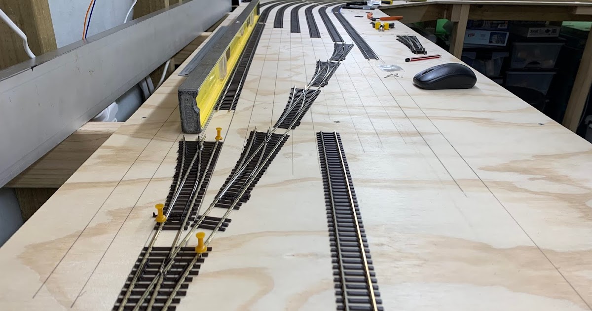 JLandT Railroad Southern Staging Yard Ladder installed...