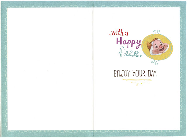 Filmic Light - Snow White Archive: 2012 Seven Dwarfs "Happy" Birthday Card