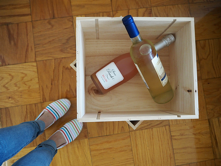 DIY Wine Crates Shelf (Super Easy) SUGAR LANE