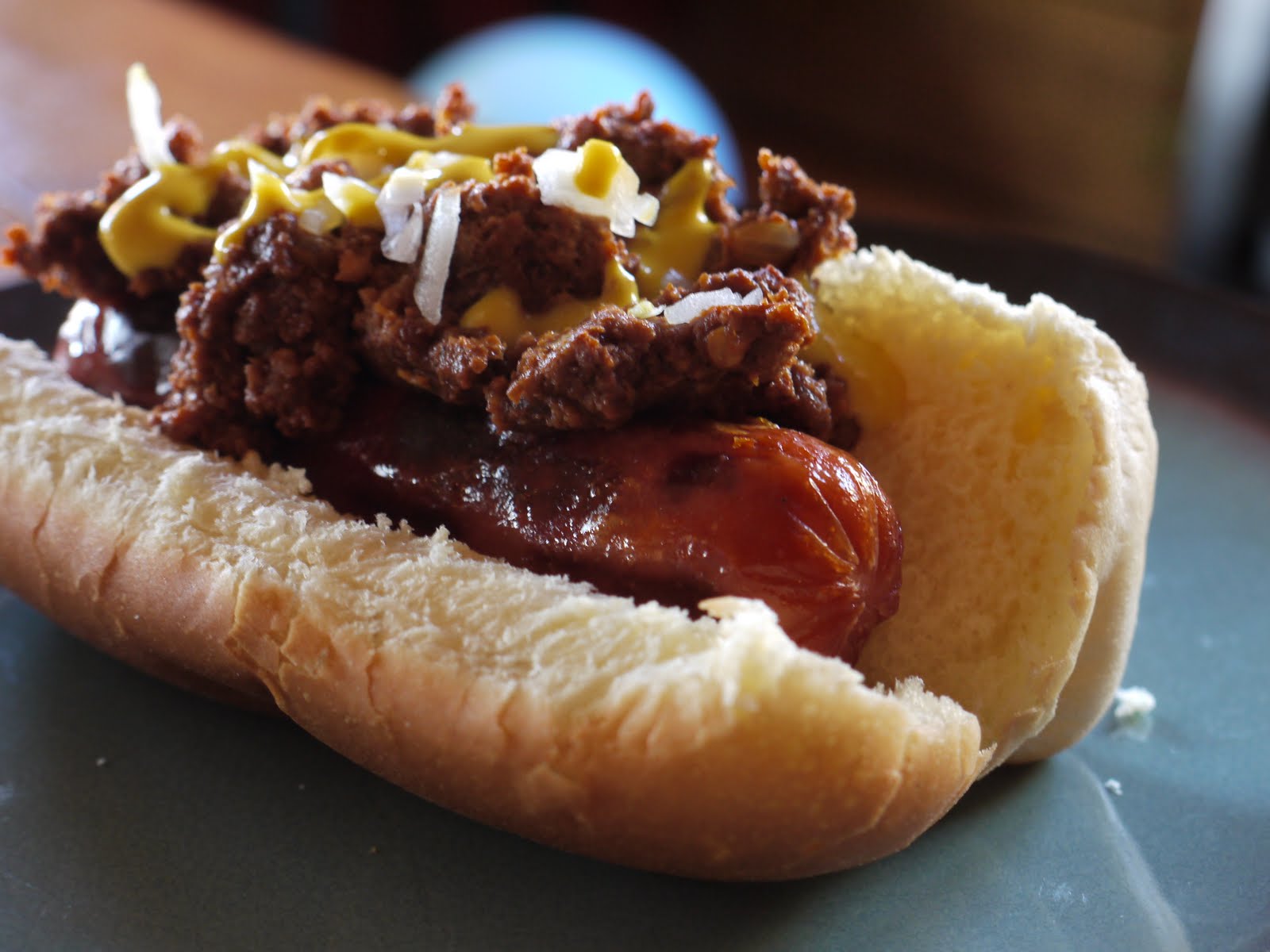 The Bad Girl's Kitchen Hot Dogs with "Michigan Sauce"