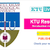 KTU Revaluation results published