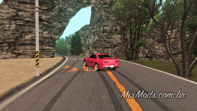 gta sa san mod tc japan drift japão mapa map drifting pista track