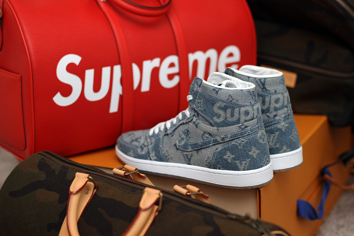 Supreme x Louis Vuitton принт
