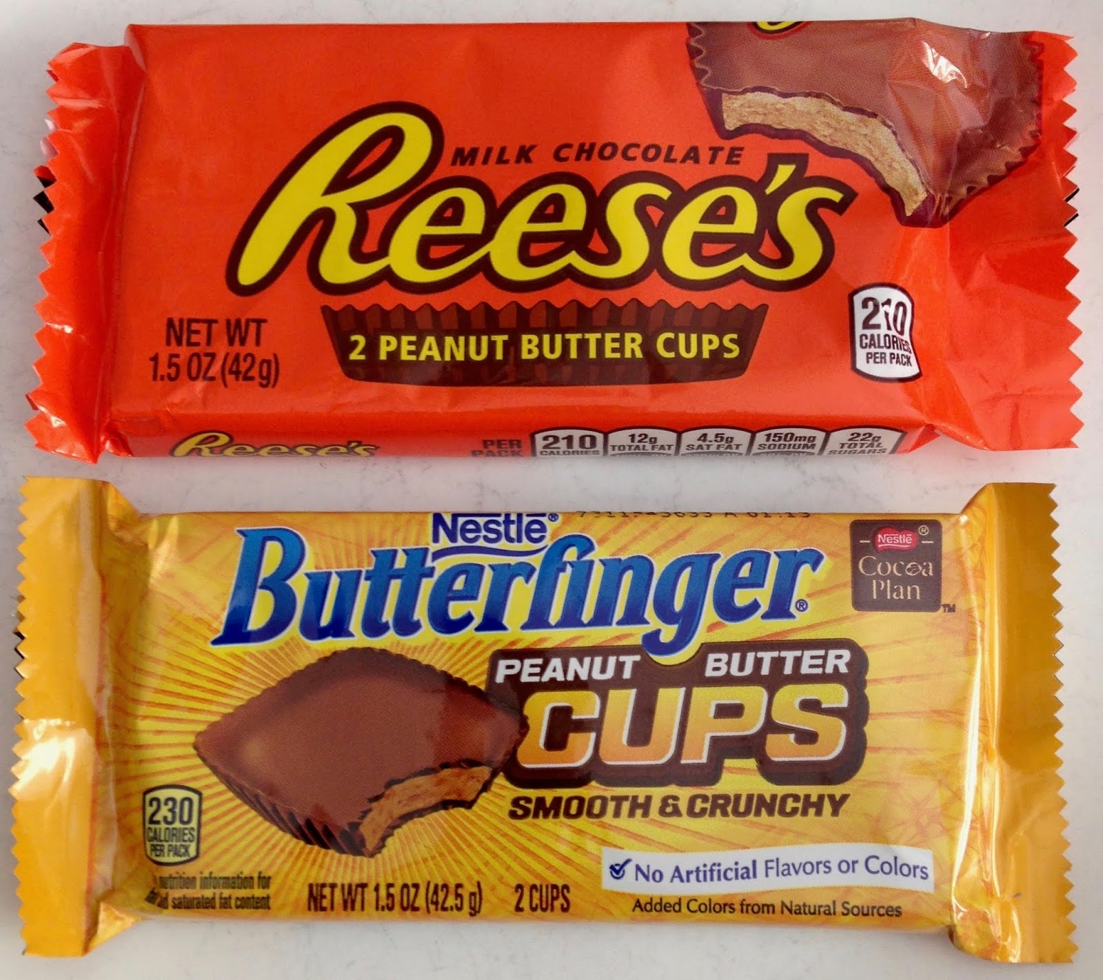 Peanut Butter Cup Showdown Reese's vs Butterfinger