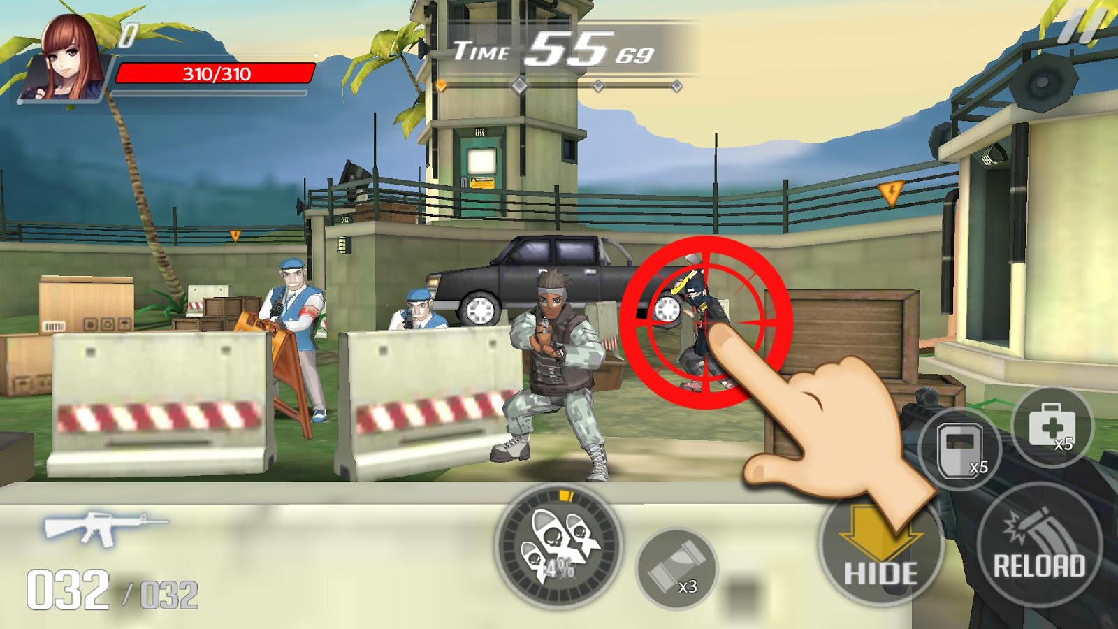 Over Touch Gun Shooting MOD APK