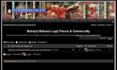 Launching Bukan Rahasia Lagi Forum & Community