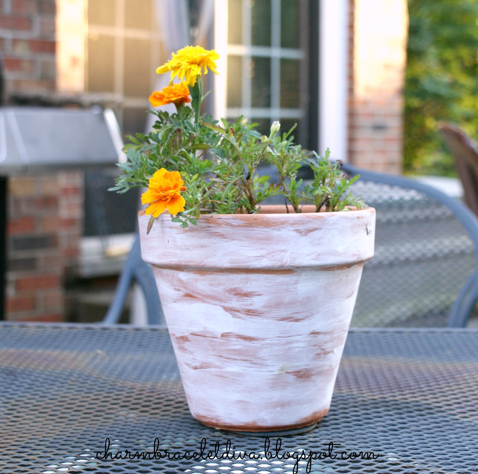 Our Hopeful Home How To Age Terra Cotta Pots In 5 Minutes Or Less