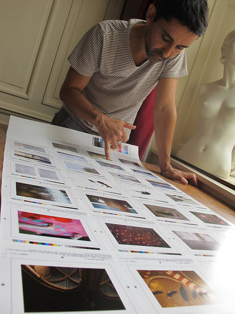 Freddy Rapin - éditeur d'art Epreuve de lecture par Calligraphy PRINT