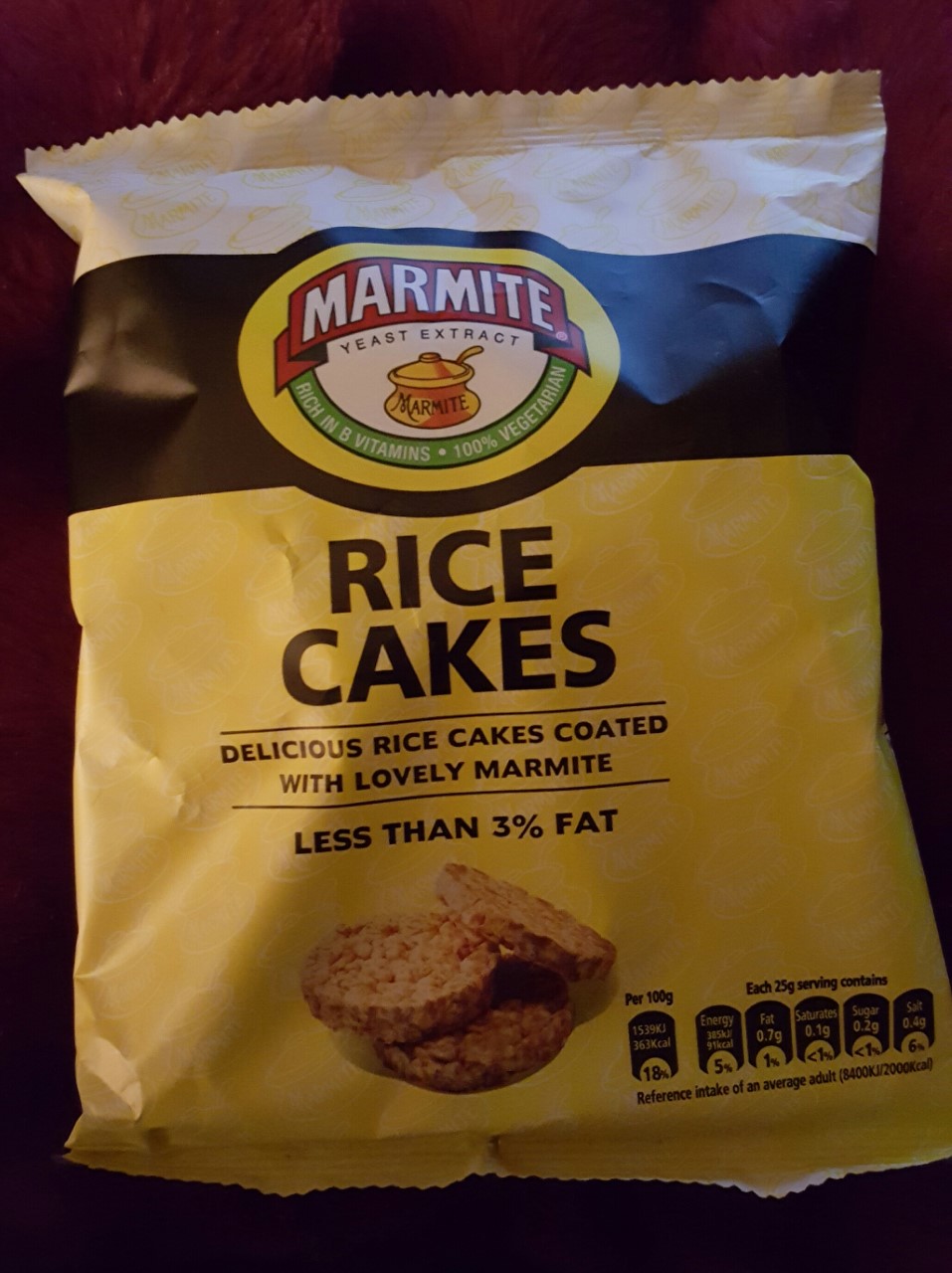 Trust Me Treats Marmite Rice Cakes review