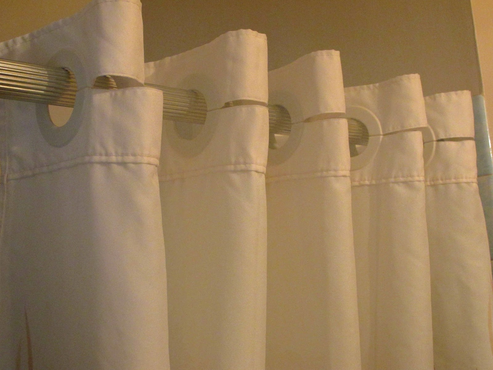 A Cloth Shower Curtain