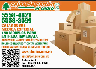 cajas de carton en df