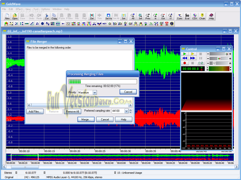 Download GoldWave 6.22 Latest Full Version KhanstaSoft Free Software