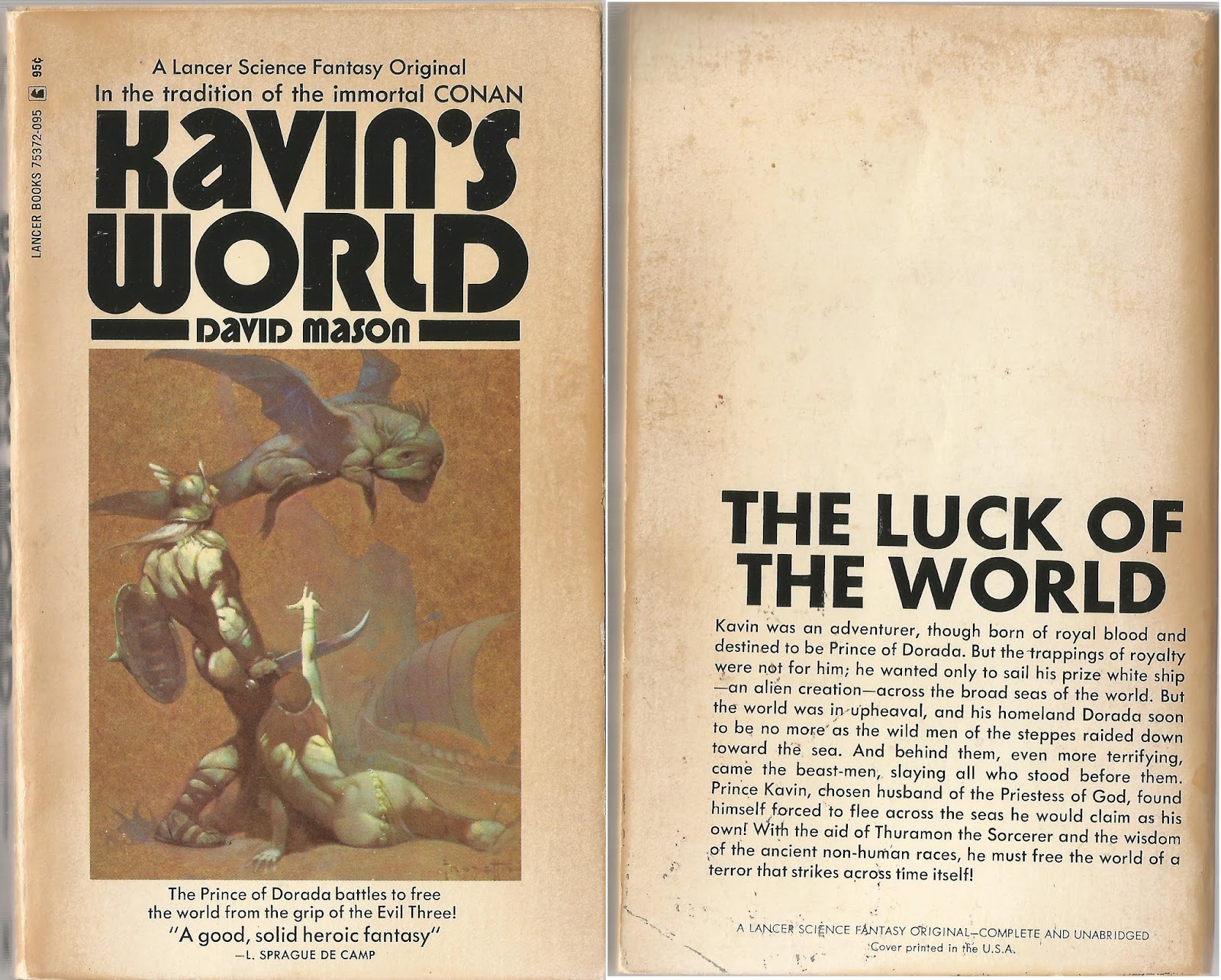 MPorcius Fiction Log: Kavin's World by David Mason