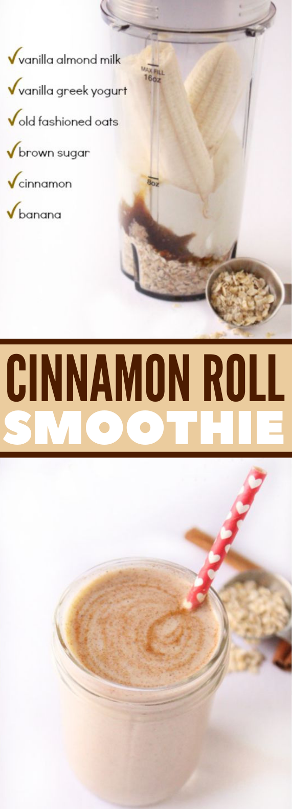Cinnamon Roll Smoothie #healthydrink #freshdrink Cinnamon Roll Smoothie #healthydrink #freshdrink