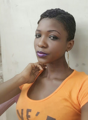 How I styled my hair 2