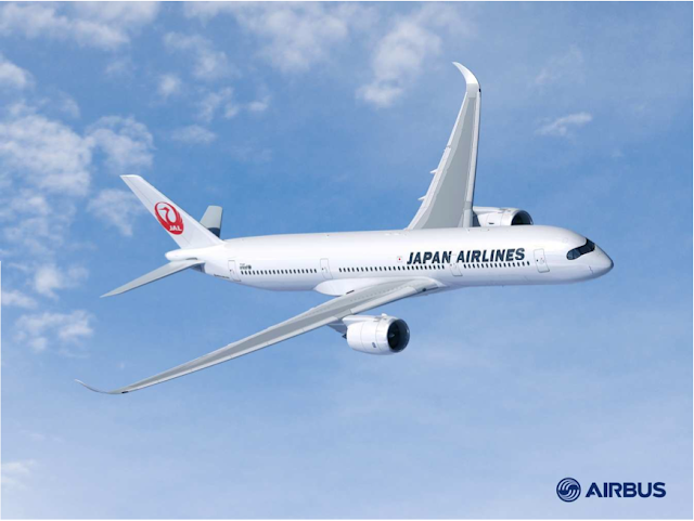 JAL announces its first ever Airbus order today. Airbus 350 in JAL livery.