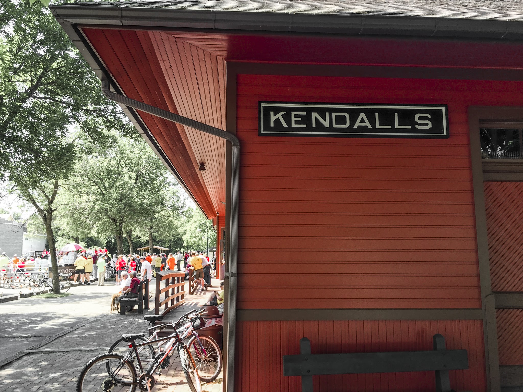 Kendall Depot on the Elroy Sparta State Trail
