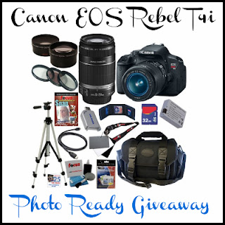 Canon EOS REBEL T4i giveaway