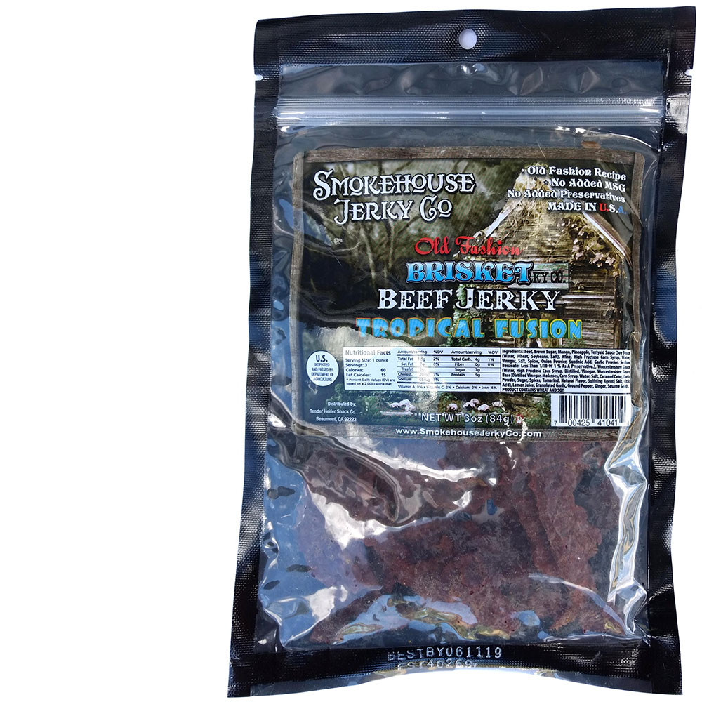 Smokehouse Jerky Co. Tropical Fusion Beef Jerky Reviews