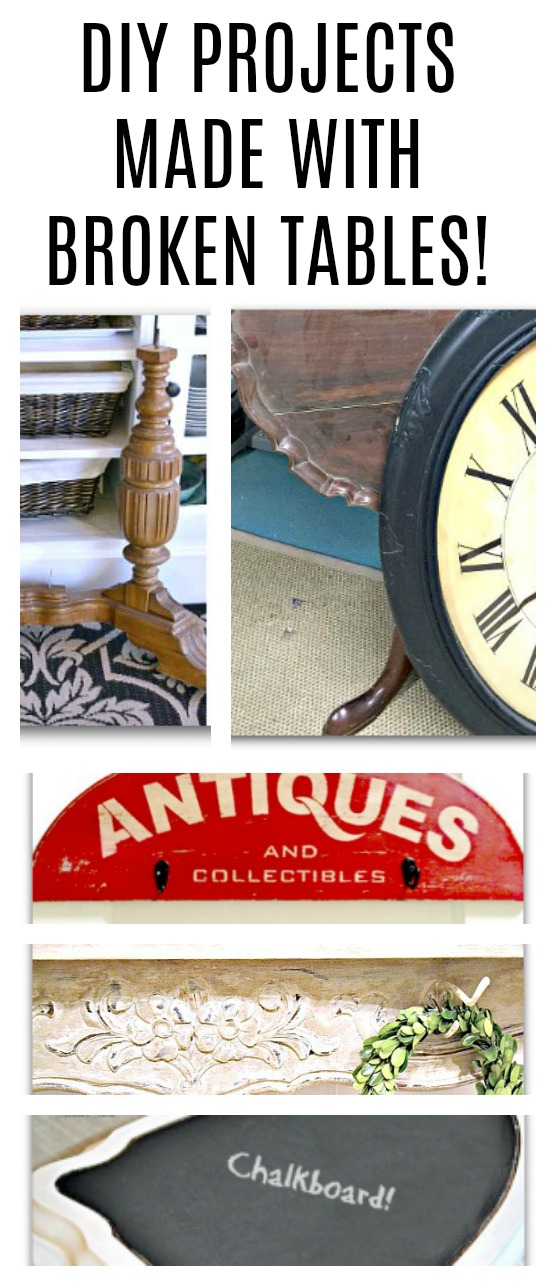 Repurposed Broken Table Ideas Homeroad