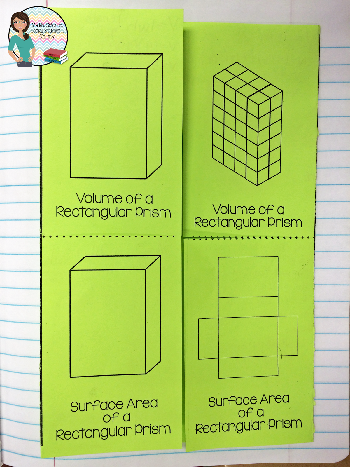Math, Science, Social Studies......Oh, my!: Surface Area Using Nets