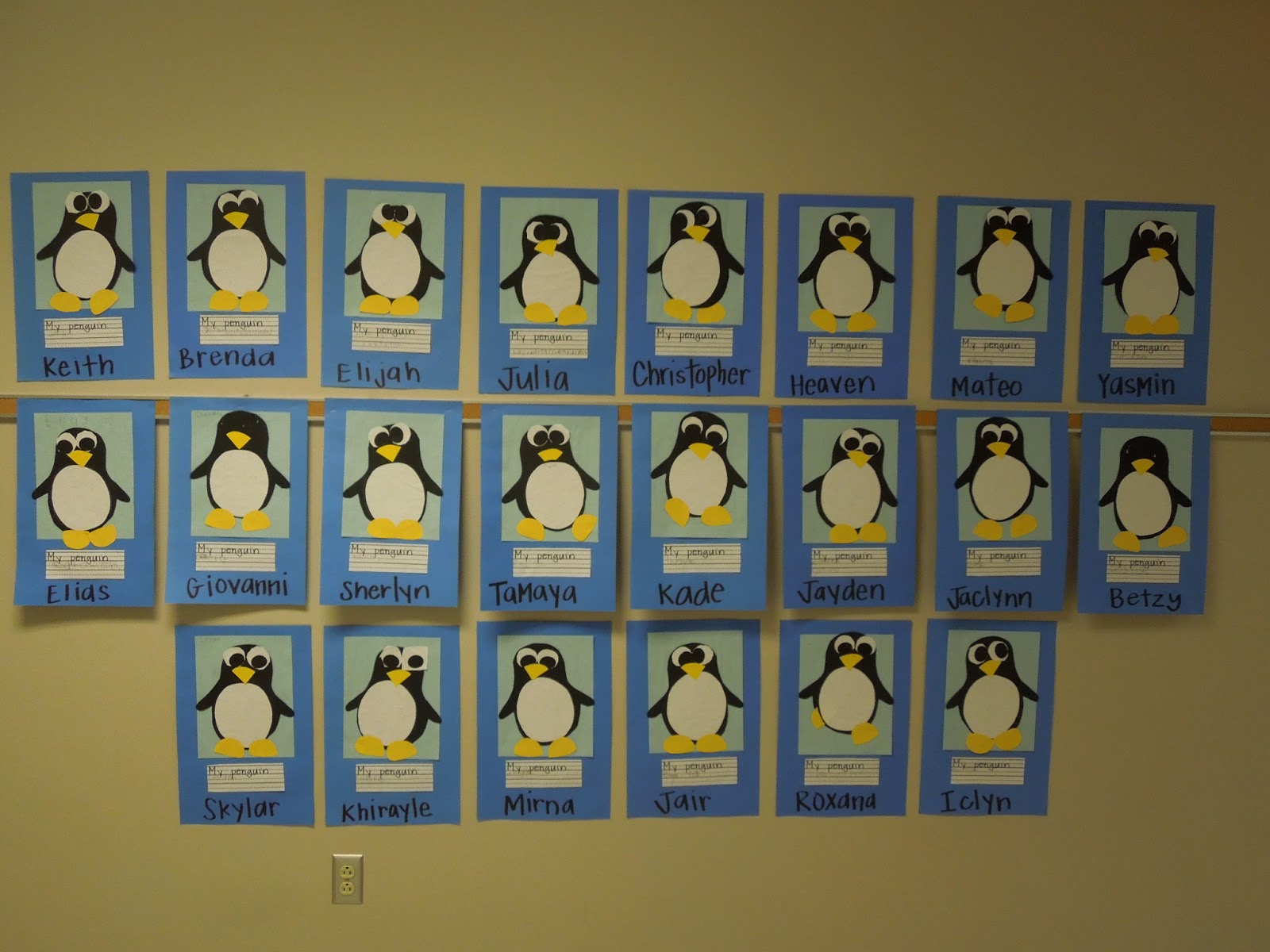 Miss Jones' Kindergarten Class: Penguins
