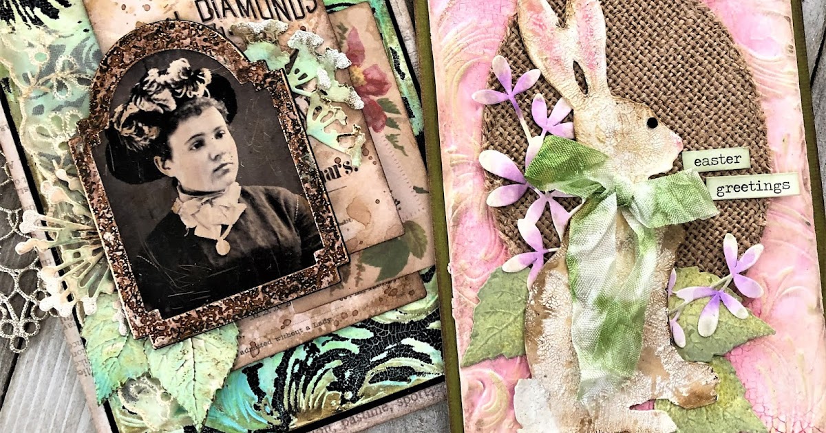 TFJB Inspiration Ave Saturday Showcase Seth Apter's Baked Velvet Powders and Tim Holtz New