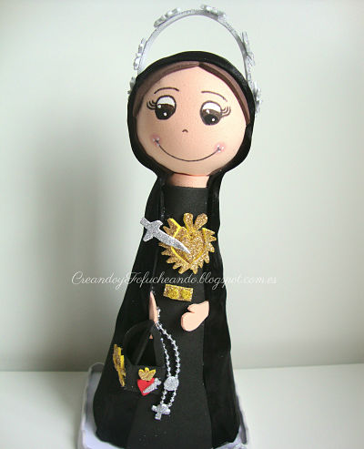 Fofucha virgen Servitas,de Málaga