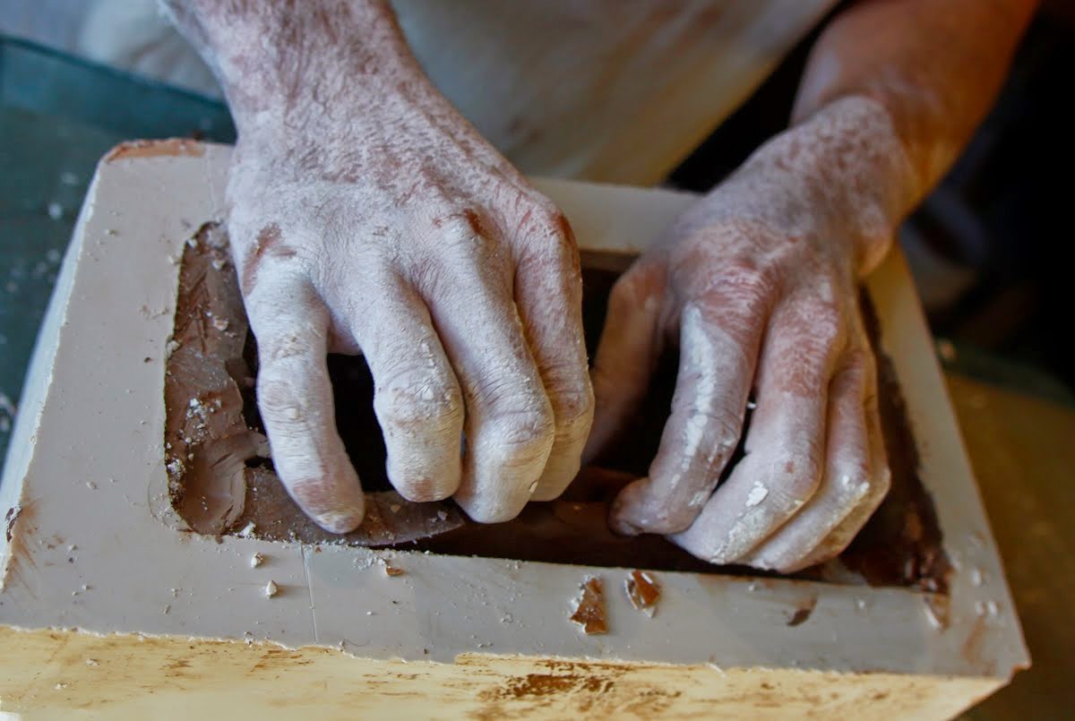 Plaster Molds by Alex Irvine Process of making a plaster mold